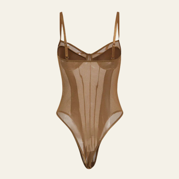 The Noelle Sheer Panel Bodysuit