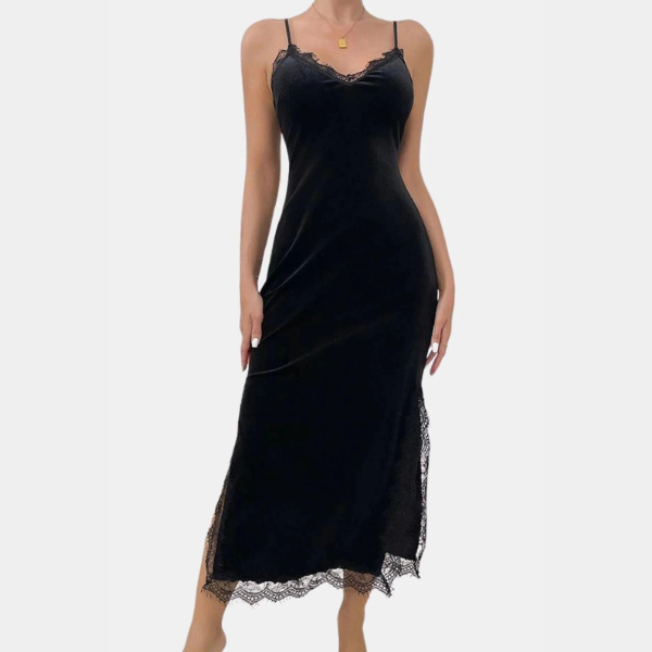 The Valesa Lace Trim Nightdress