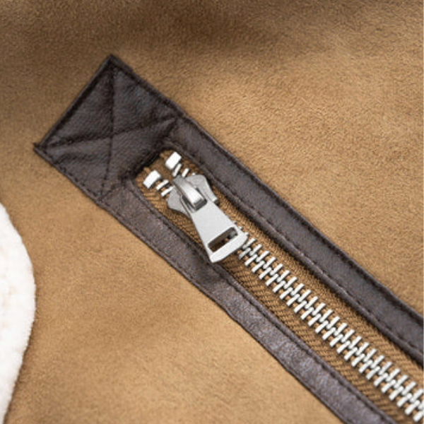 The Rowan Shearling Zip Vest