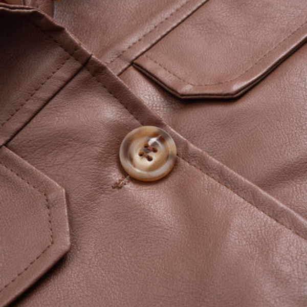 The Livia Belted Button Jacket