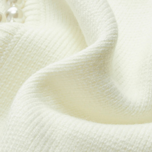 The Amara Pearl-Trim Cardigan