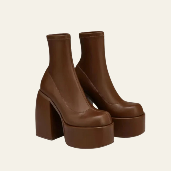 The Veyra Platform Ankle Boots