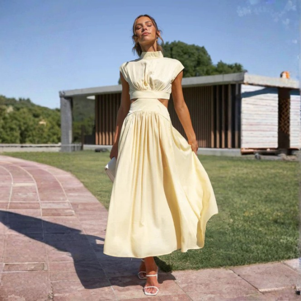 The Capri Cut-Out Maxi Dress