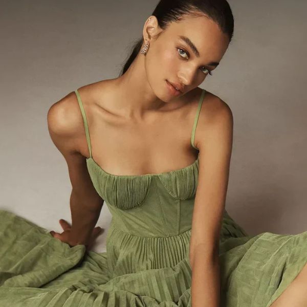 The Amalfi Narrow Strap Dress