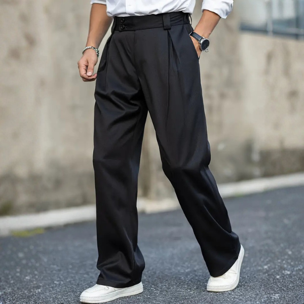 The Lorian Pleated Trousers