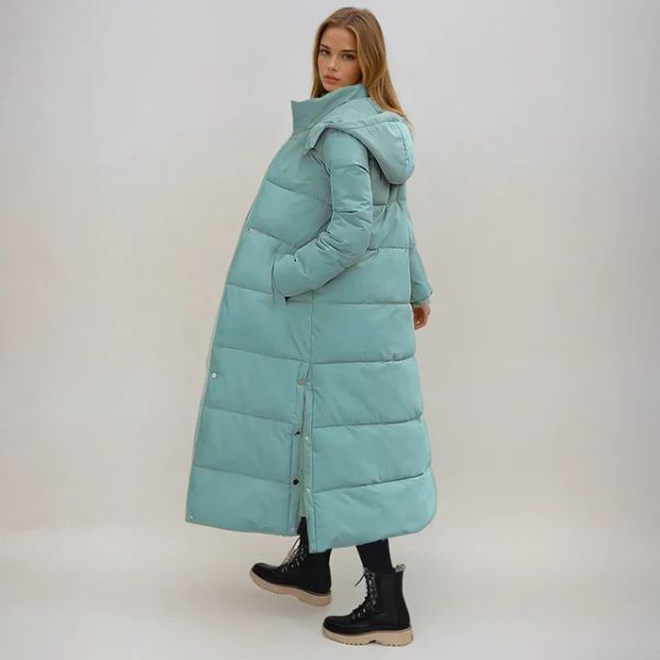 The Oslo Longline Quilted Puffer Coat