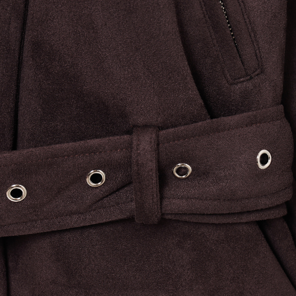 The Marisse Belted Retro Moto Jacket