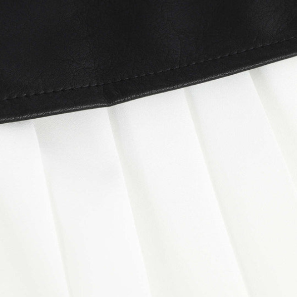 The Livia Contrast Midi Skirt