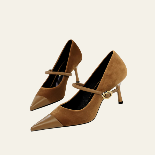 The Arlette Two-Tone Pointed Pumps