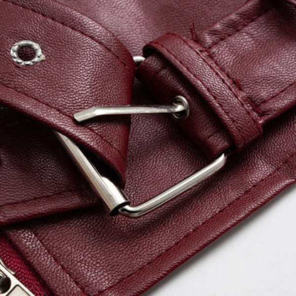 The Vienna Belted Moto Jacket