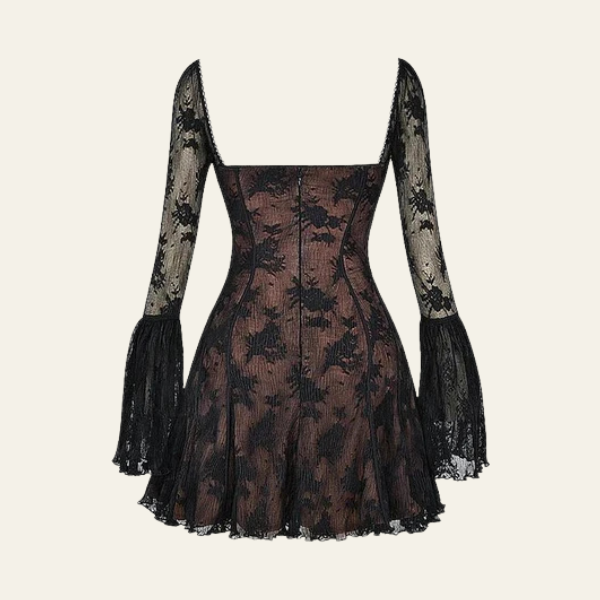 The Amaya Lace Corset Mini Dress