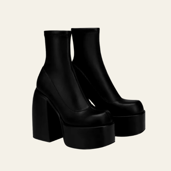The Veyra Platform Ankle Boots