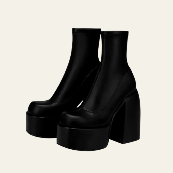 The Veyra Platform Ankle Boots