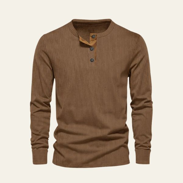 The Henrick Corduroy Henley Shirt