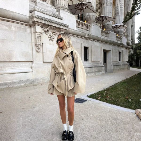 The Ophelia Oversized Belted Trench Jacket