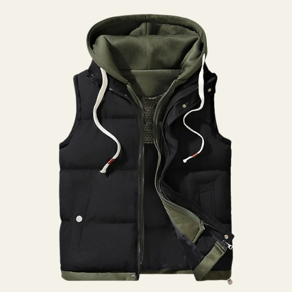 The Aria Hooded Puffer Vest