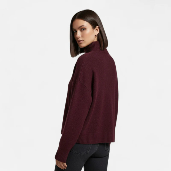 The Valleria Cozy High-Neck Winter Sweater