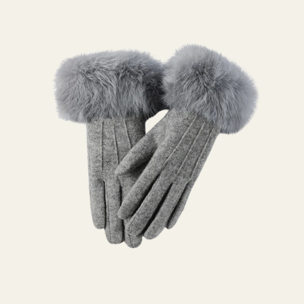 The Valenne Fur Trim Gloves