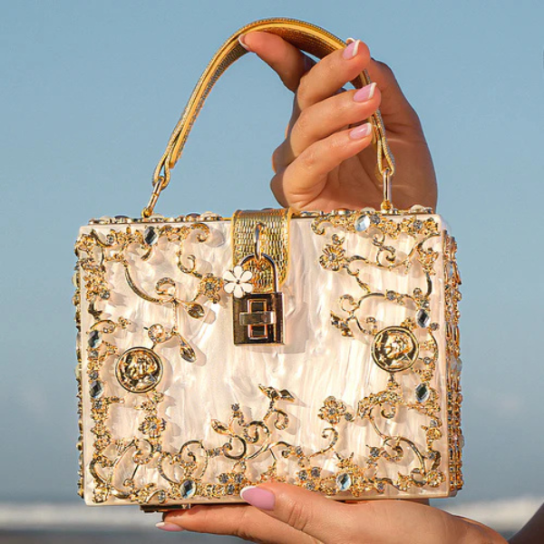 The Celestine Embellished Box Bag
