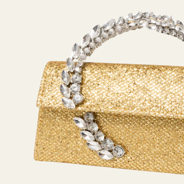 The Aurelia Crystal-Handle Clutch
