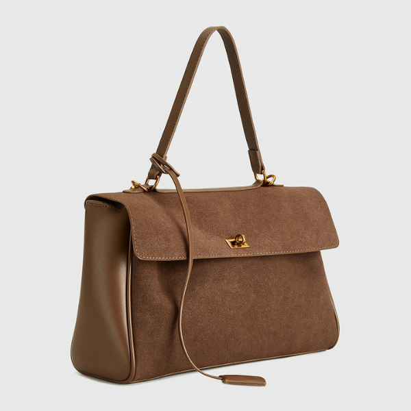 The Solenne Structured Flap Tote