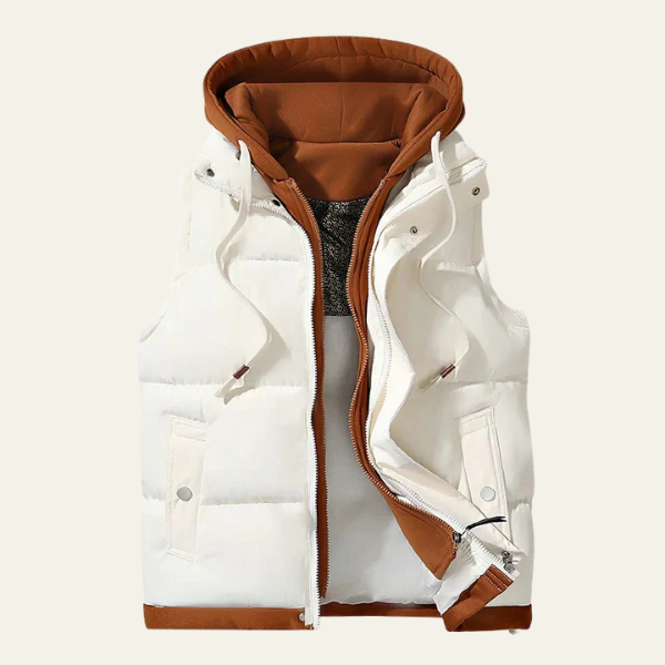 The Aria Hooded Puffer Vest