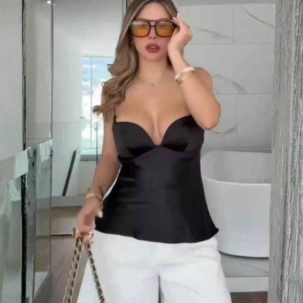 The Noa Bustier Strap Top