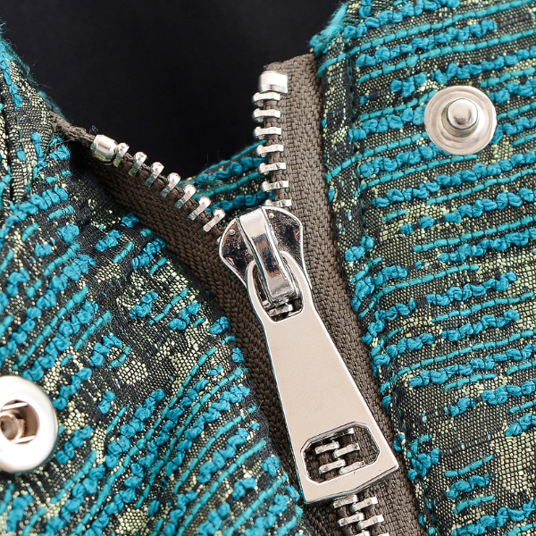 The Novara Jacquard Cropped Jacket