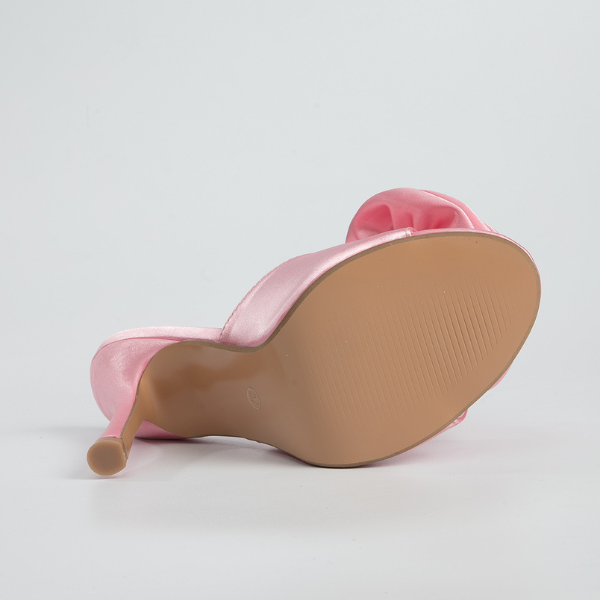 The Marseille Rosette Open-Toe Heels