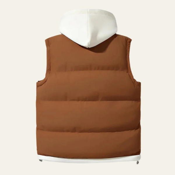 The Aria Hooded Puffer Vest