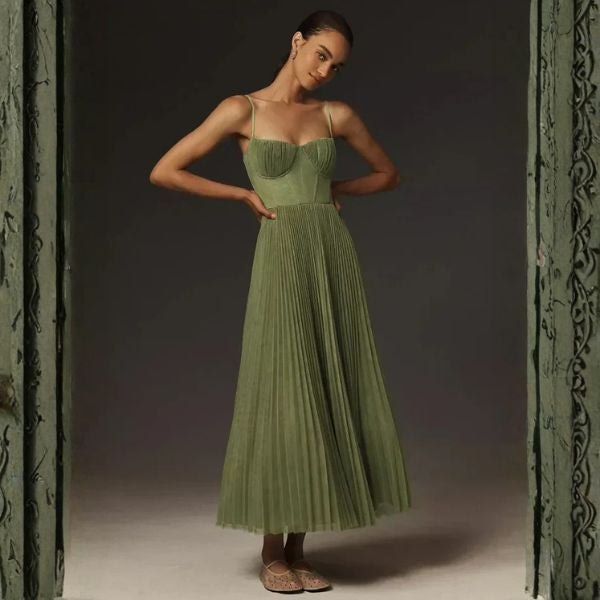 The Amalfi Narrow Strap Dress