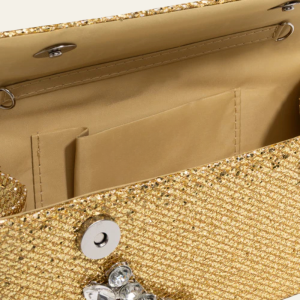 The Aurelia Crystal-Handle Clutch