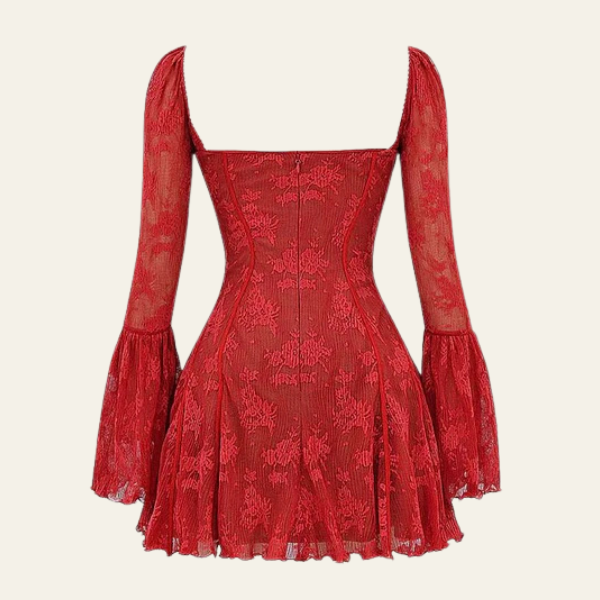 The Amaya Lace Corset Mini Dress