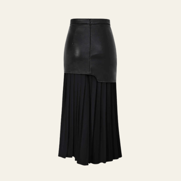 The Livia Contrast Midi Skirt