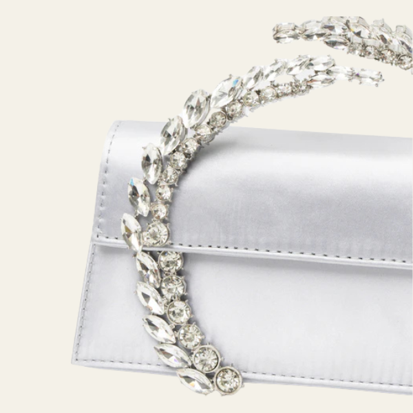 The Aurelia Crystal-Handle Clutch