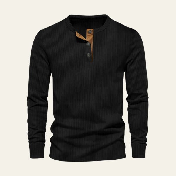The Henrick Corduroy Henley Shirt