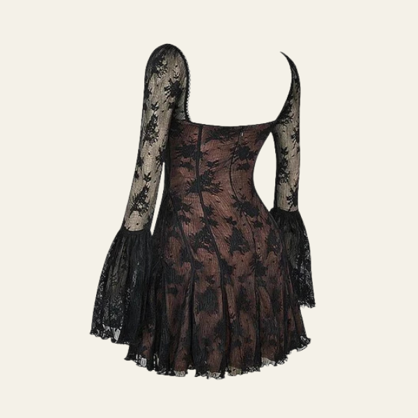 The Amaya Lace Corset Mini Dress