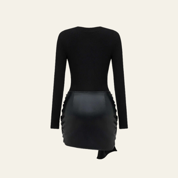 The Celeste Tie-Front Mini Dress