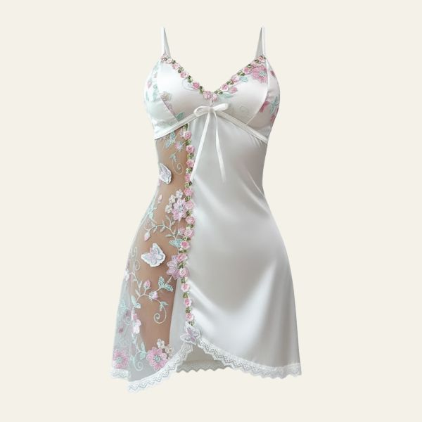 The Elara Embroidered Nightdress