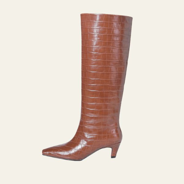 The Marseille Croc High Boot