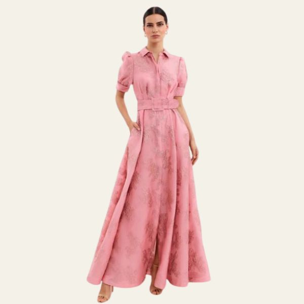 The Verona Short Puff Sleeve Dress