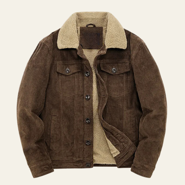 The Arden Sherpa-Lined Cord Jacket