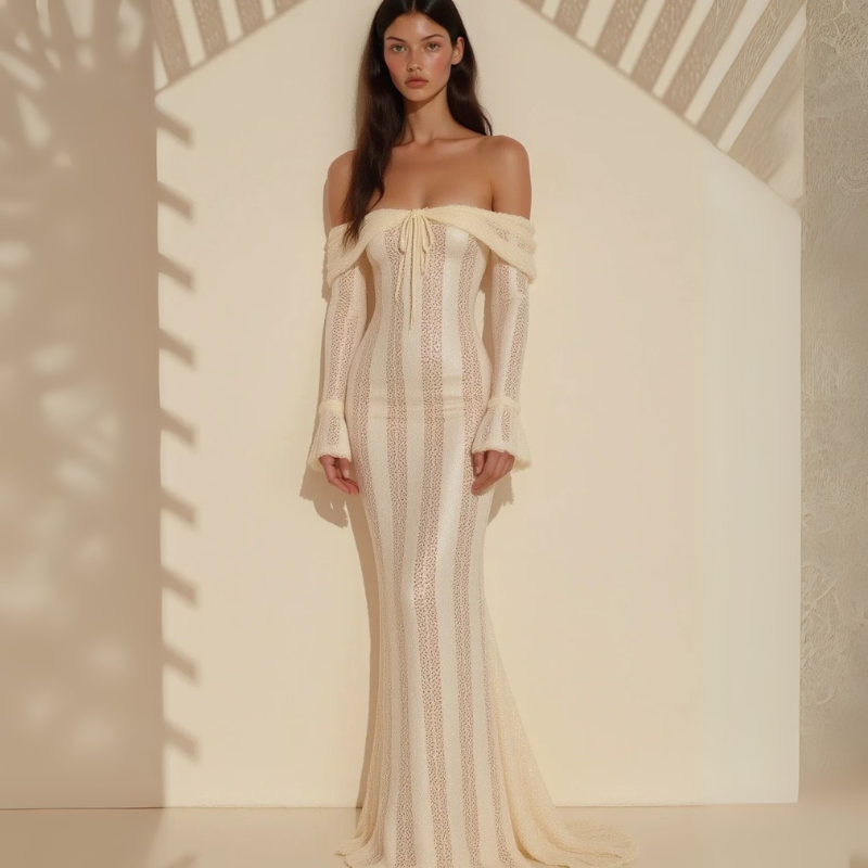 The Katherina Heritage Knit Gown