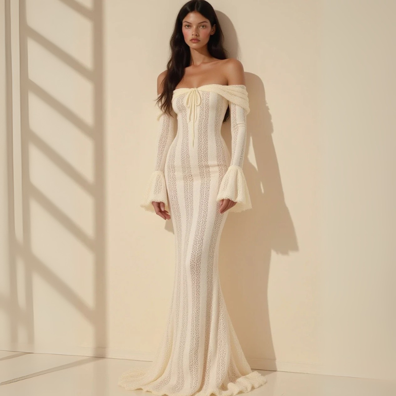 The Katherina Heritage Knit Gown