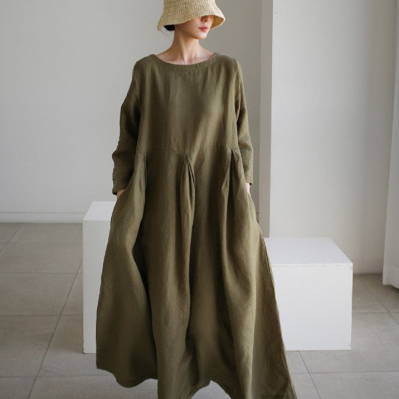 The Kyoto Pleated Midi Dress