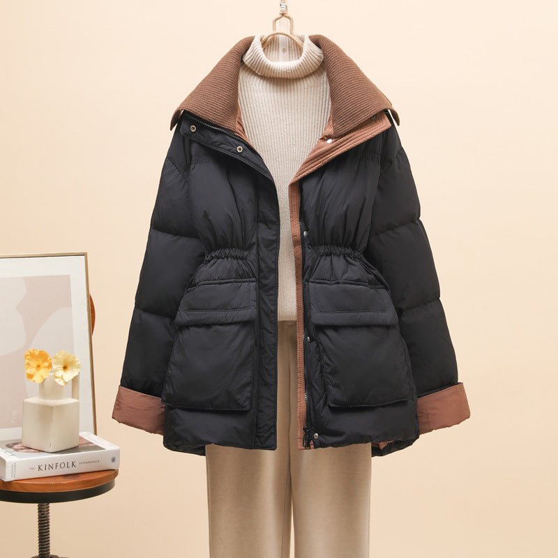 The Verona Cinched-Waist Puffer Jacket