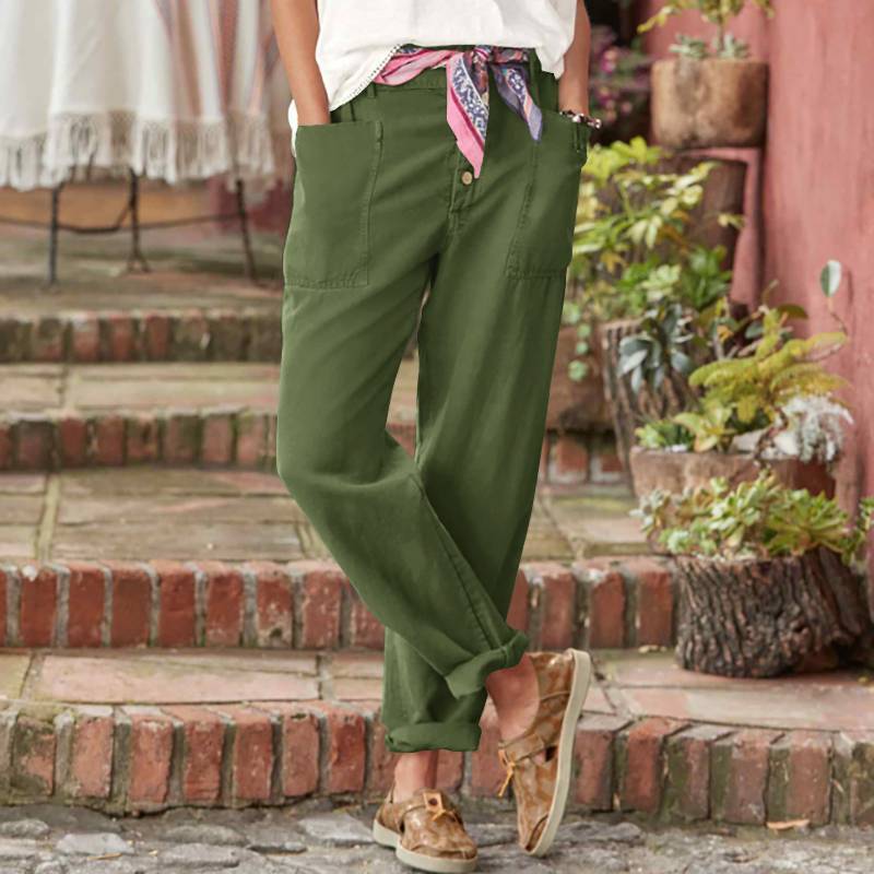 The Kyoto Button-Front Utility Pant