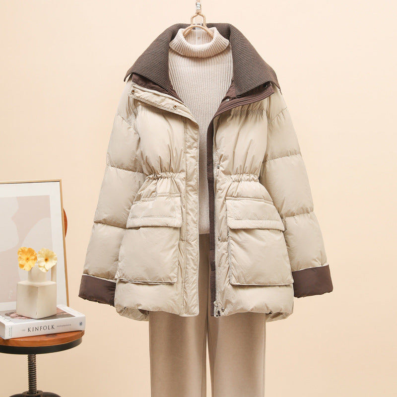 The Verona Cinched-Waist Puffer Jacket