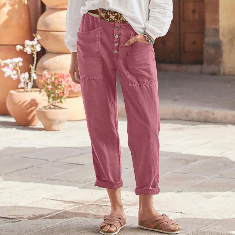 The Kyoto Button-Front Utility Pant