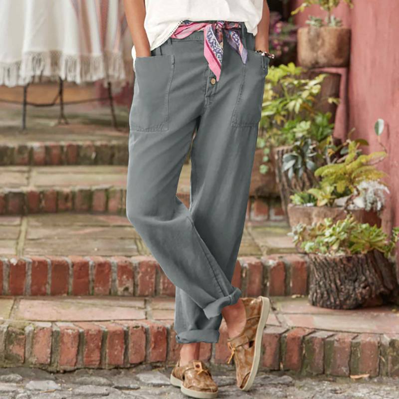 The Kyoto Button-Front Utility Pant